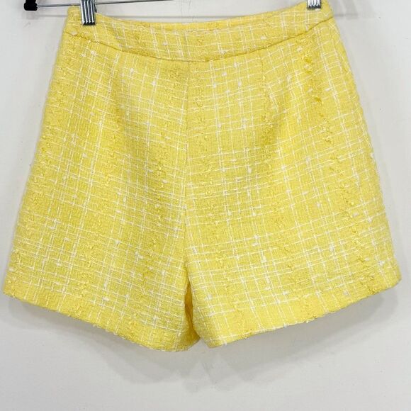 Versona MODERN Yellow White Tweed Sailor Button Wide Leg Shirts NEW - Picture 8 of 15